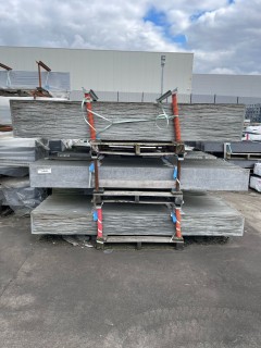 Dalle en béton avec bordure  L 2000 x  H250